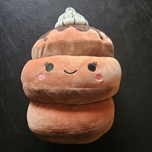 Squishmallows - Sheila the Chocolate Pancake Brown 8 Inch ULTRA RARE Kelly Toys